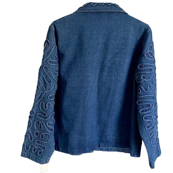 Draper’s & Damon’s Button Up Denim Jacket Women's Size XL NEW NWT - Picture 6 of 10